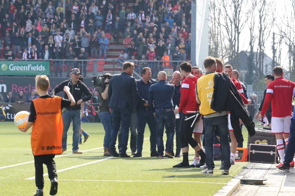 FC Emmen - PEC Zwolle - 7 april 2019 - lukkien staf