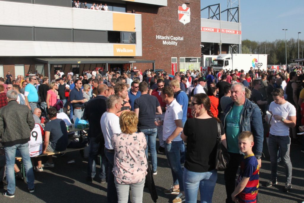 FC Emmen - FC Utrecht - 20 april 2019 - plein stadion