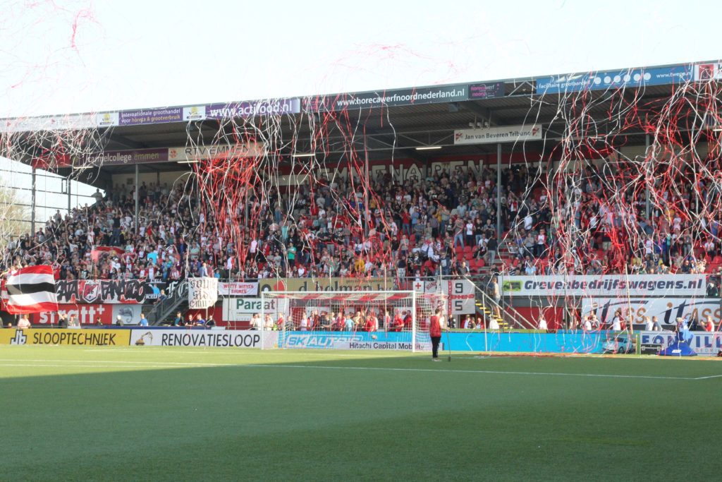 FC Emmen - FC Utrecht - 20 april 2019 - stadion publiek