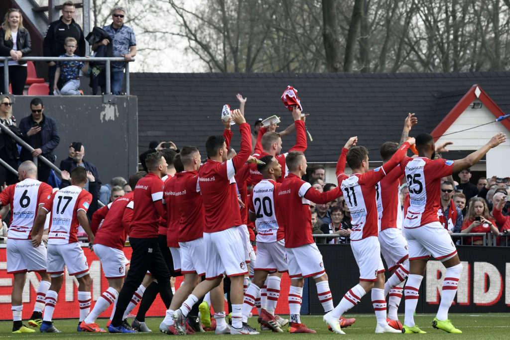 FC Emmen - PEC Zwolle - 7 april 2019 - juich